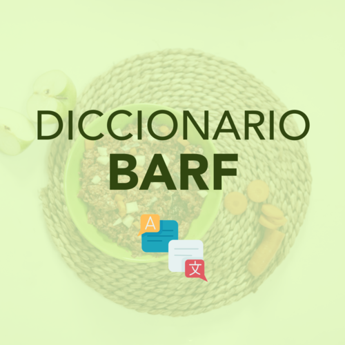 Diccionario BARF: todas las palabras que debes saber